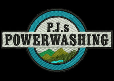 Embroidery powerwashing